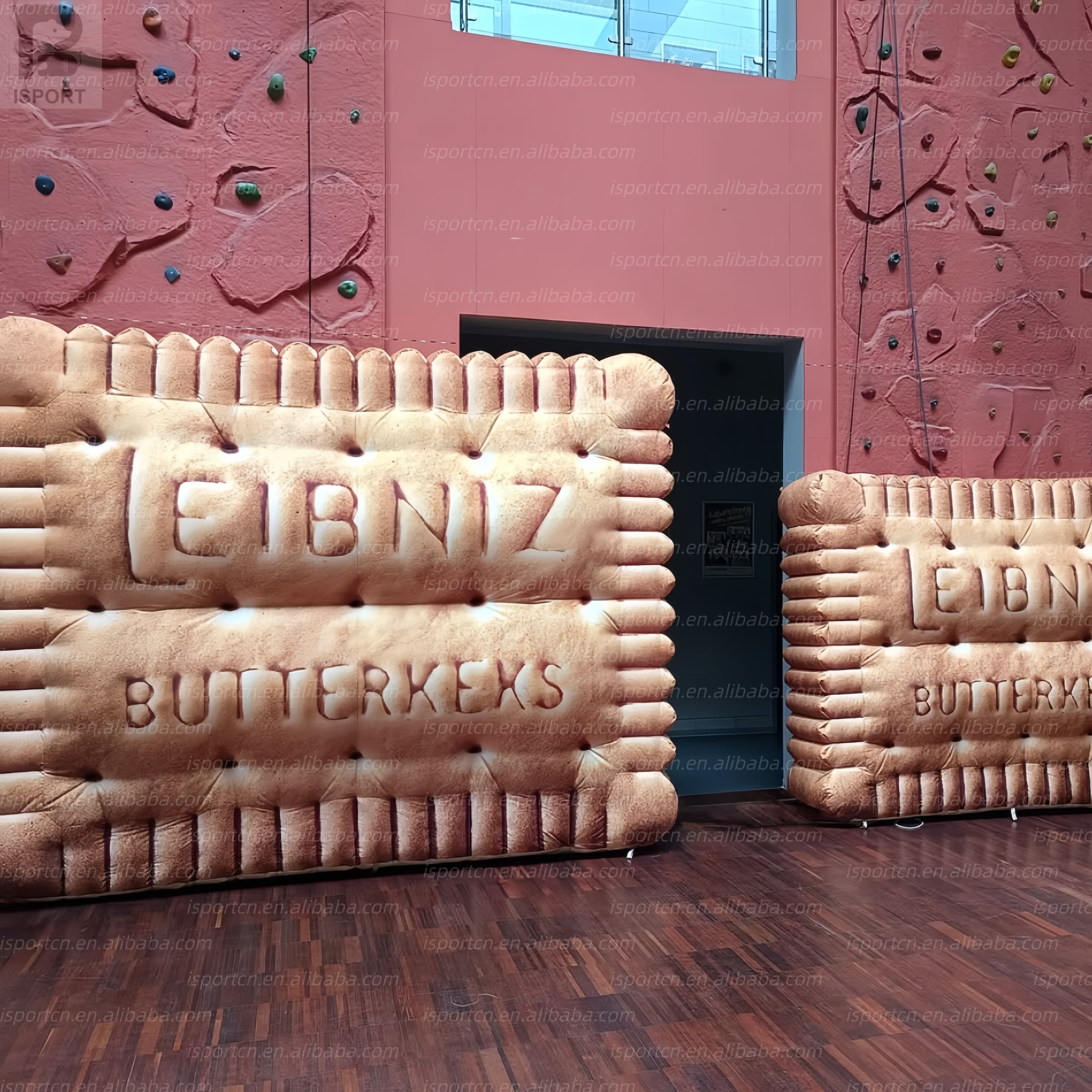 Custom Giant Inflatable Biscuit Cookie with LED Lighting
