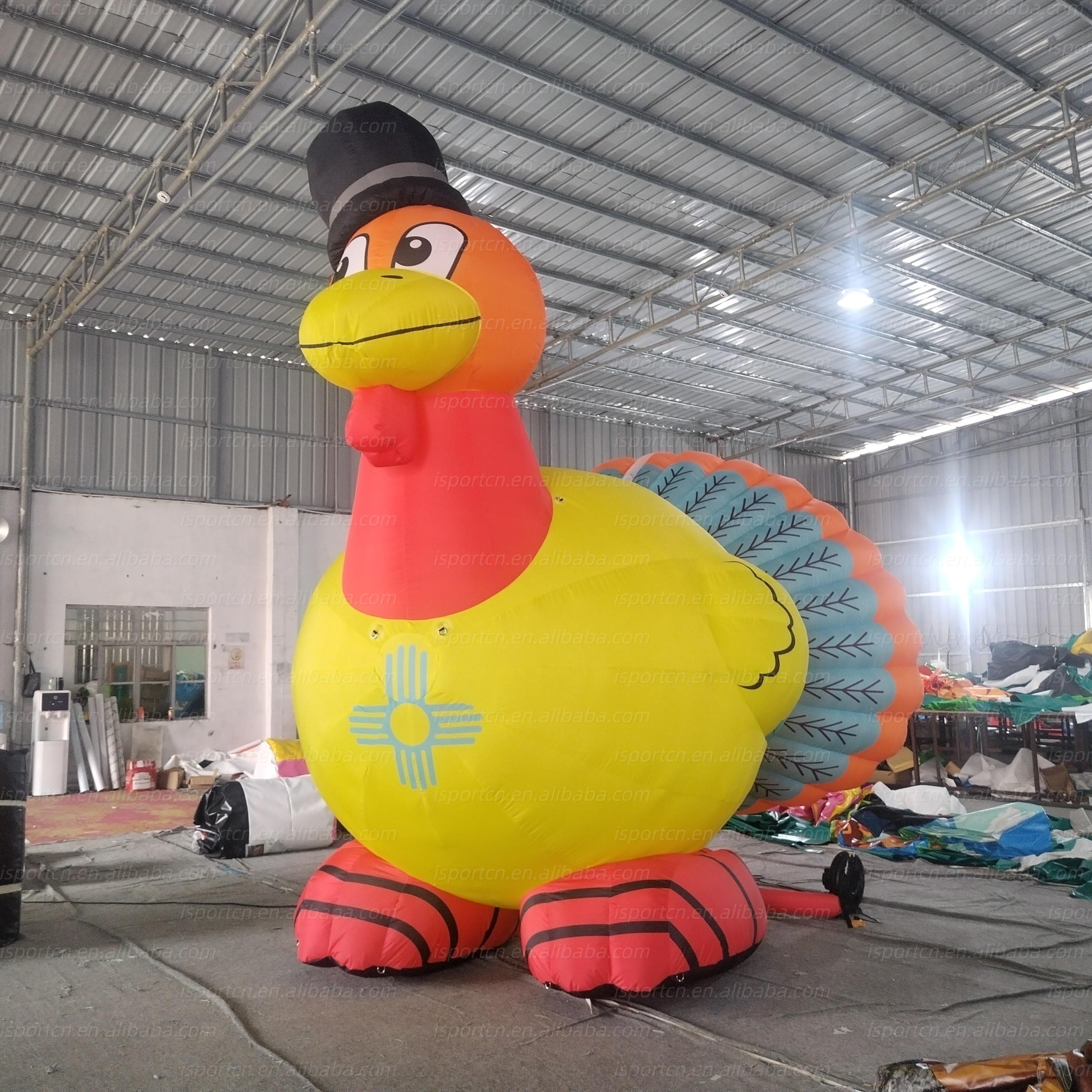 Giant Inflatable Thanksgiving Turkey Character Decoration