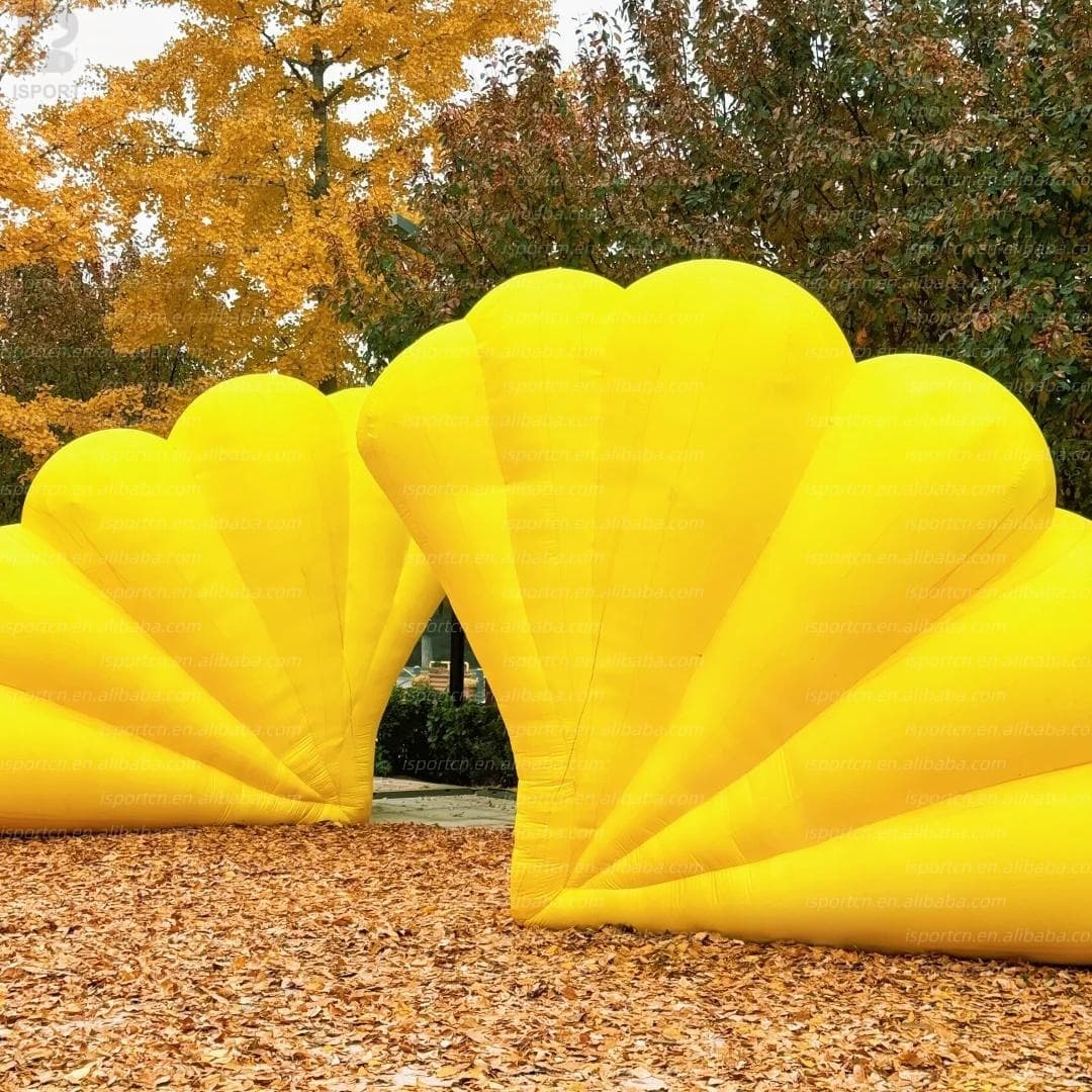 Giant Inflatable Ginkgo Leaf for Autumn Events and Outdoor Display