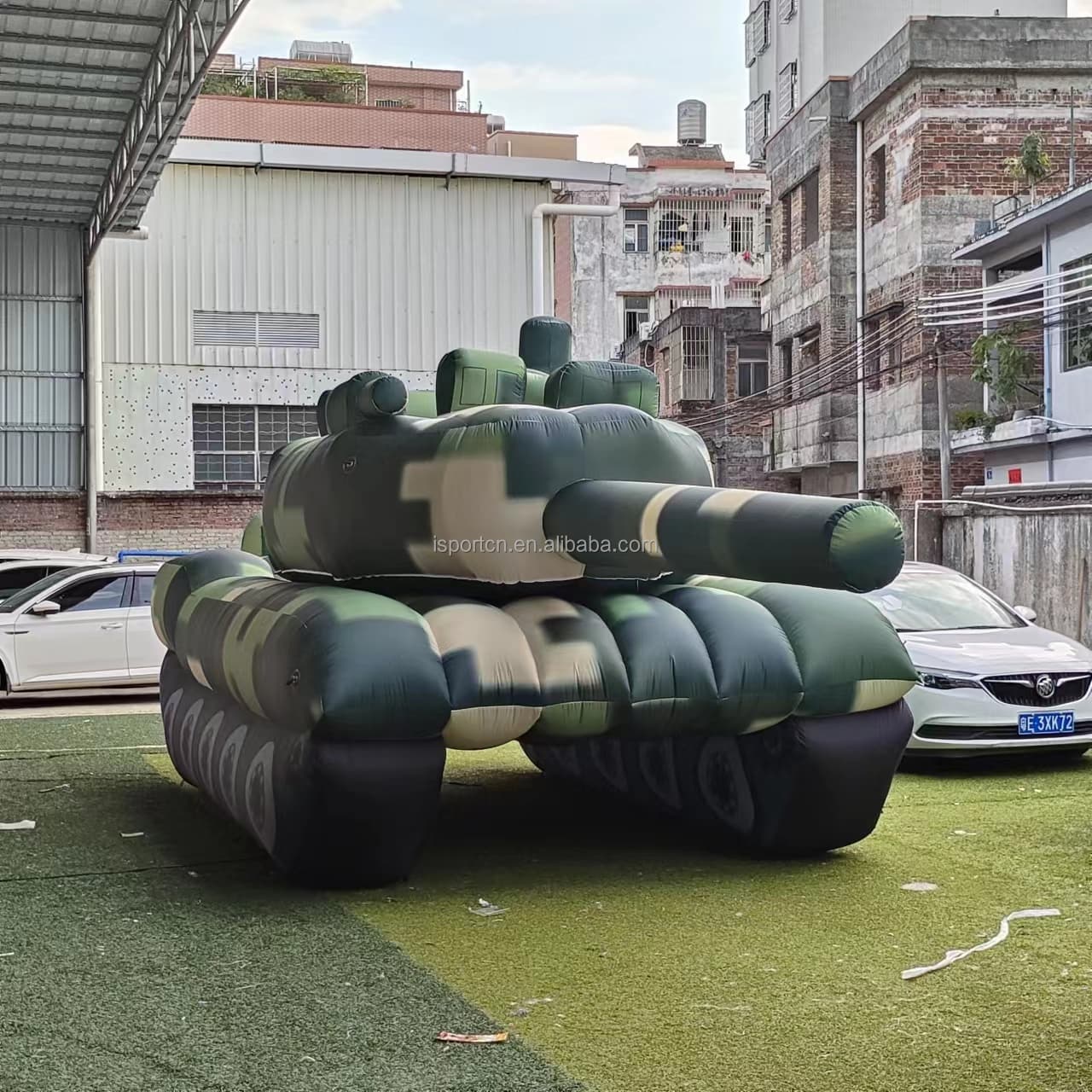 Giant Inflatable Tank - 16 Ft Custom Advertising Model